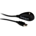 StarTech.com CABLE 1.5M EXTENSION ALARGADOR USB 2.0 DE ESCRITORIO MACHO     .