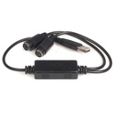 StarTech.com CABLE ADAPTADOR 0.4M USB A PS2 PARA RATON MOUSE Y TECLADO      .