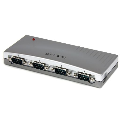 StarTech.com ADAPTADOR HUB CONCENTRADOR USB A 4 PUERTOS SERIALES RS232 DB9