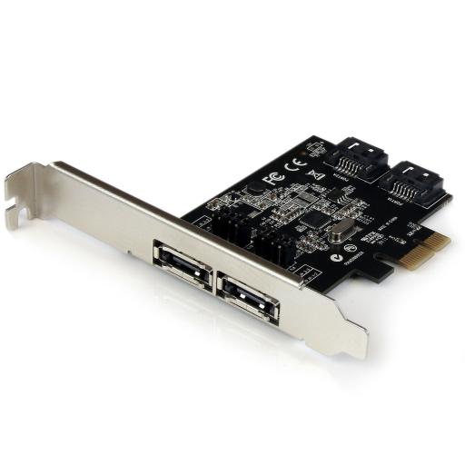 StarTech.com TARJETA PCI EXPRESS 2 PUERTOS ESATA 2 SATA III 6GBPS CONTROLADOR