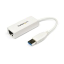 StarTech.com ADAPTADOR DE RED ETHERNET USB 3.0 GIGABIT NIC RJ45 BLANCO