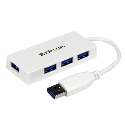 StarTech.com CONCENTRADOR HUB USB 3.0 4 PUERTOS PARA LAPTOP BLANCO    .