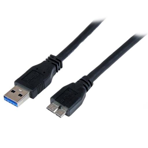 StarTech.com CABLE 1M USB 3.0 MICRO USB B A USB A M A M CERTIFICADO SS      .