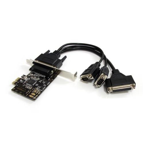 StarTech.com TARJETA ADAPTADORA PCI EXPRESS 2 PUERTOS SERIAL 1 PARALELO RS23.