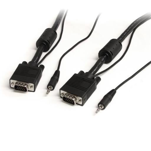 StarTech.com CABLE DE 7.6M COAXIAL DE VIDEO HIGH RESOLUTION VGA WITH AUDIO
