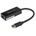 StarTech.com TARJETA ETHERNET 1 PUERTO RJ45 EXTERNA USB 3.0 CON USB NEGRO