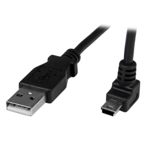 StarTech.com CABLE 1M MINI USB B A USB A ACODADO HACIA ARRIBA ADAPTADOR  .