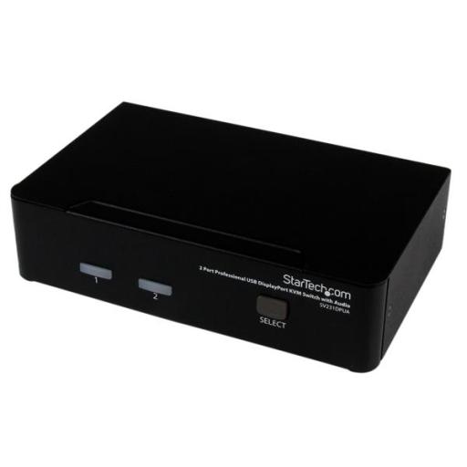 StarTech.com CONMUTADOR SWITCH PROFESIONAL KVM 2 PUERTOS DISPLAYPORT USB