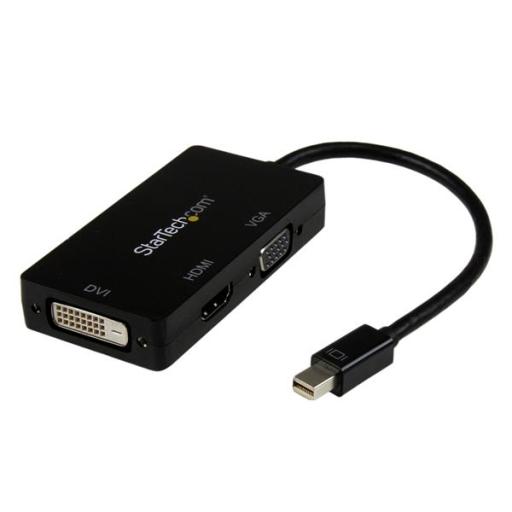 StarTech.com ADAPTADOR CONVERTIDOR MINI DISPLAYPORT A VGA DVI HDMI