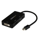 StarTech.com ADAPTADOR CONVERTIDOR MINI DISPLAYPORT A VGA DVI HDMI