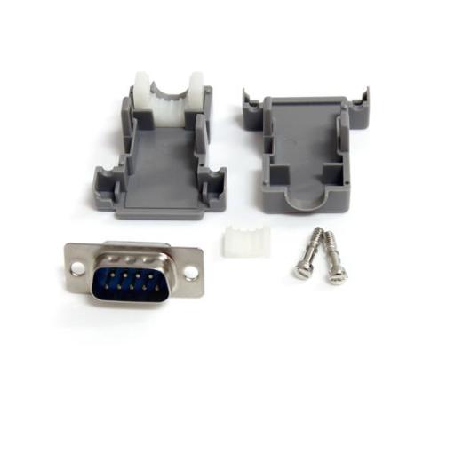 StarTech.com CONECTOR DSUB DB9 SERIAL MACHO ENSAMBLADO CON CARCASA PLASTICA
