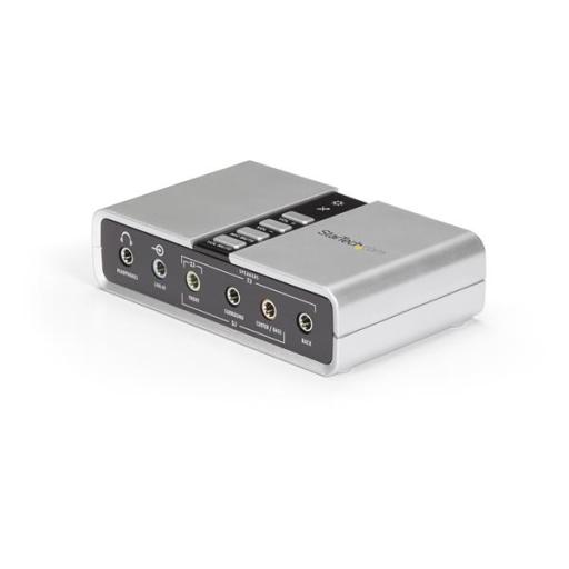 [STARTECH.COM_ICUSBAUDIO7D] StarTech.com TARJETA DE SONIDO 7.1 USB EXT. ADAPTADOR CONVERSOR PUERTO SPDIF.