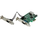 StarTech.com TARJETA ADAPTADOR PCI EXPRESS PERFIL BAJO 2 PUERTOS SERIALES  .