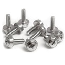 StarTech.com PAQUETE DE 50 TORNILLOS M5 DE MONTAJE EN ARMARIO RACK SERVIDORES