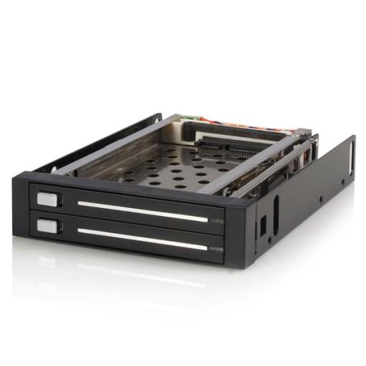 StarTech.com RACK MOVIL BACKPLANE 2 DISCOS DURO SATA 2.5 SIN BANDEJA BAHIA 3.5
