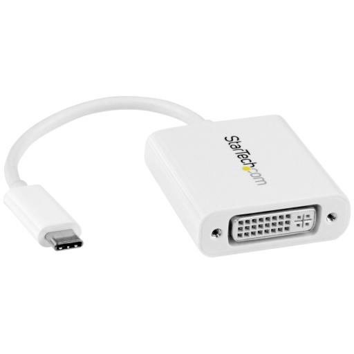 StarTech.com ADAPTADOR GRAFICO USB-C A DVI USB 3.1 TYPE-C BLANCO           .