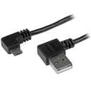 StarTech.com CABLE DE 2M MICRO USB CONECTOR ACODADO A LA DERECHA            .
