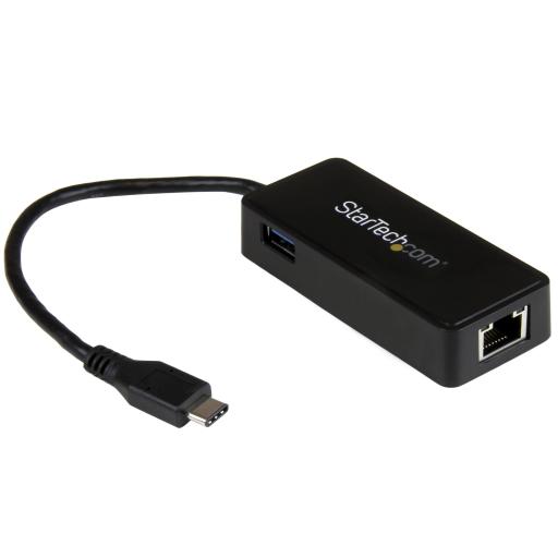 StarTech.com ADAPTADOR DE RED GIGABIT USB-C CON PUERTO USB EXTRA