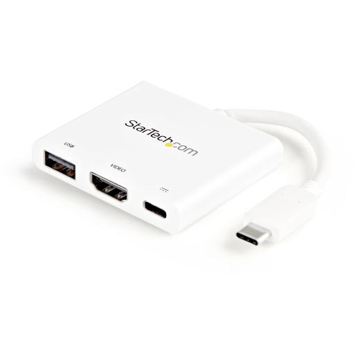 StarTech.com ADAPTADOR USB-C A HDMI 4K REPLICADOR DE PUERTOS BLANCO