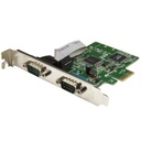 StarTech.com TARJETA SERIAL PCI EXPRESS 2 P PUERTOS DB9 RS232 UART 16C1050