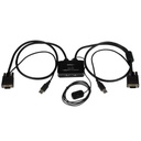 StarTech.com SWITCH CONMUTADOR KVM DE CABLE 2 PUERTOS VGA ALIMENTACION USB