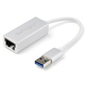 StarTech.com ADAPTADOR RED ETHERNET GIGABIT EXTERNO USB 3.0 PLATEADO