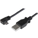 StarTech.com CABLE DE 2M MICRO USB CONECTOR ACODADO A LA DERECHA            .