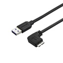StarTech.com CABLE DELGADO 0.5M MICRO USB 3.0 ACODADO A LA DERECHA A USB A.