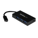 StarTech.com CONCENTRADOR USB 3.0 USB-C A 1X USB-C 3X USB-A