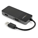StarTech.com ADAPTADOR DE VIDEO USB 3.0 A H DMI Y VGA - 4K 30HZ - MULTIPUERTOS