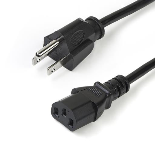 StarTech.com CABLE DE PODER PARA PC DE 3M PAQUETE DE 10-NEMA 5 15P A C13