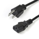StarTech.com CABLE DE PODER PARA PC DE 3M PAQUETE DE 10-NEMA 5 15P A C13