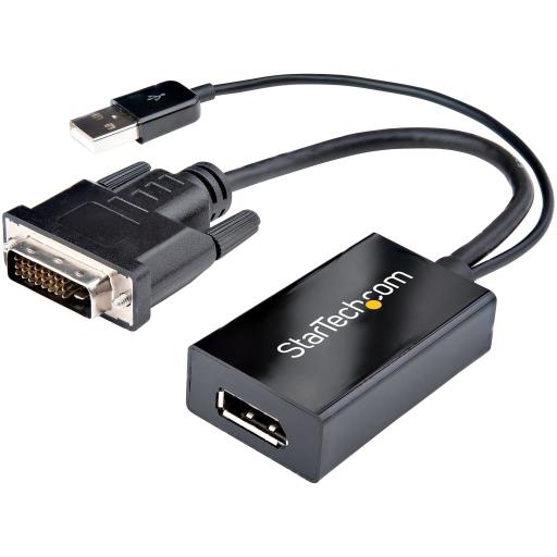 StarTech.com ADAPTADOR DVI A DISPLAYPORT ALI MENTADO POR USB CONVERTIDOR