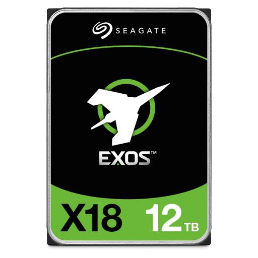 DISCO DURO INTERNO 3.5IN 12TB SATA 7200RPM 256MB 5Y EXOS X18 512E Seagate Disco Duro Interno 12TB 3.5" SATA 6Gb/s 7200RPM 256MB, 512e/4KN, Hot Plug 24x7, para servidor y centro de datos, NAS & NVR, 5 Años de Garantía, Exos X18 Enterprise Seagate