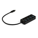 StarTech.com HUB USB TIPO C DE 4 PUERTOS USB-A CON INTERRUPTORES