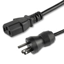 StarTech.com CABLE 3M DE ALIMENTACION PC NEMA 5-15P A C13 TIPO HOSPITAL