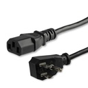 StarTech.com CABLE DE 1.8M DE ALIMENTACION PLANO NEMA 5-15P A C13 PARA PC