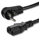 StarTech.com CABLE DE 0.9M DE ALIMENTACION ACODADO NEMA 5-15P A C13 DE PC