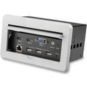 StarTech.com GABINETE DE CONECTIVIDAD AUDIO VIDEO PARA MESAS 4K