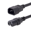 StarTech.com CABLE 3M DE EXTENSION DE ALIMENTACION C14 A C15 125V