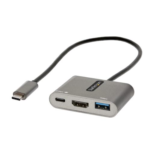 StarTech.com ADAPTADOR MULTIPUERTOS USBC A HDMI DE 4K PD 3.0 USB 3.0