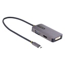 StarTech.com ADAPTADOR DE VIDEO USBC HDMI VGA DVI 4K 60HZ ALUMINIO