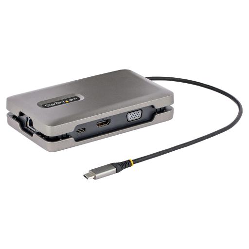 StarTech.com ADAPTADOR MULTIPUERTOS USB-C VIDEO HDMI 4K/VGA HUB MST