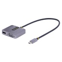 StarTech.com ADAPTADOR DE VIDEO USBC A HDMI VGA 4K HDR PD 3.0 DE 100W