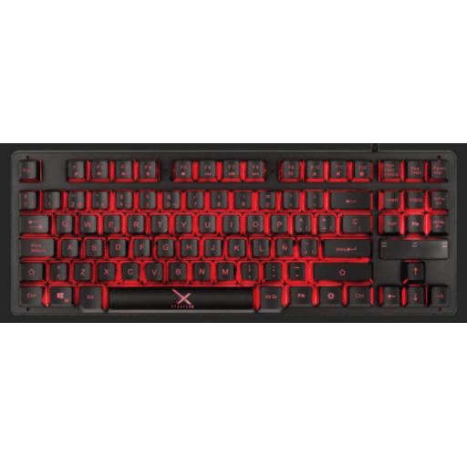 Stylos TECLADO XZEAL STARTER MEMBRANA ANTIGHOSTING LED 87 TECLAS USB