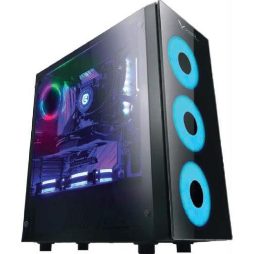 Stylos GABINETE XZEAL GAMER XZ110-1 ATX NEGRO RGB TG USB 3.0