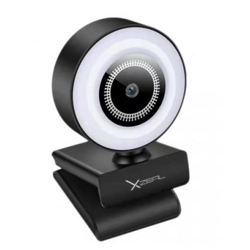 Stylos XZEAL CAMARA WEB XZ300 CON MICR OFONO  FULLHD 1920X1080 USB NEGRO