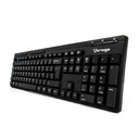 TECLADO VORAGO KB-202 MULTIMEDI A USB NEGRO                     .