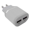 Data Components CARGADOR USB DE PARED 2 PUERTOS V2.0 BROBOTIX BLANCO
