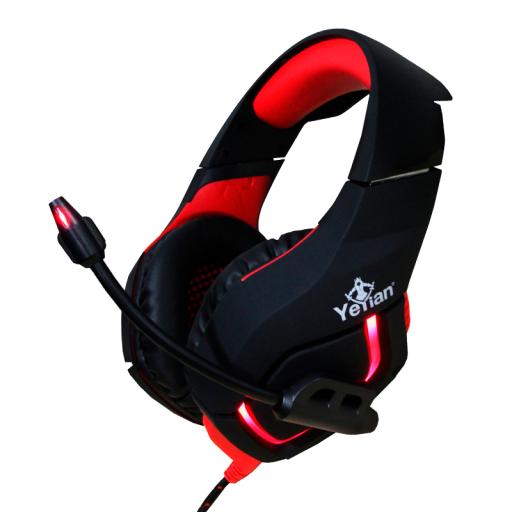 Qian DIADEMA GAMING YEYIAN WICKED S3000 NEGRO C ROJO USB